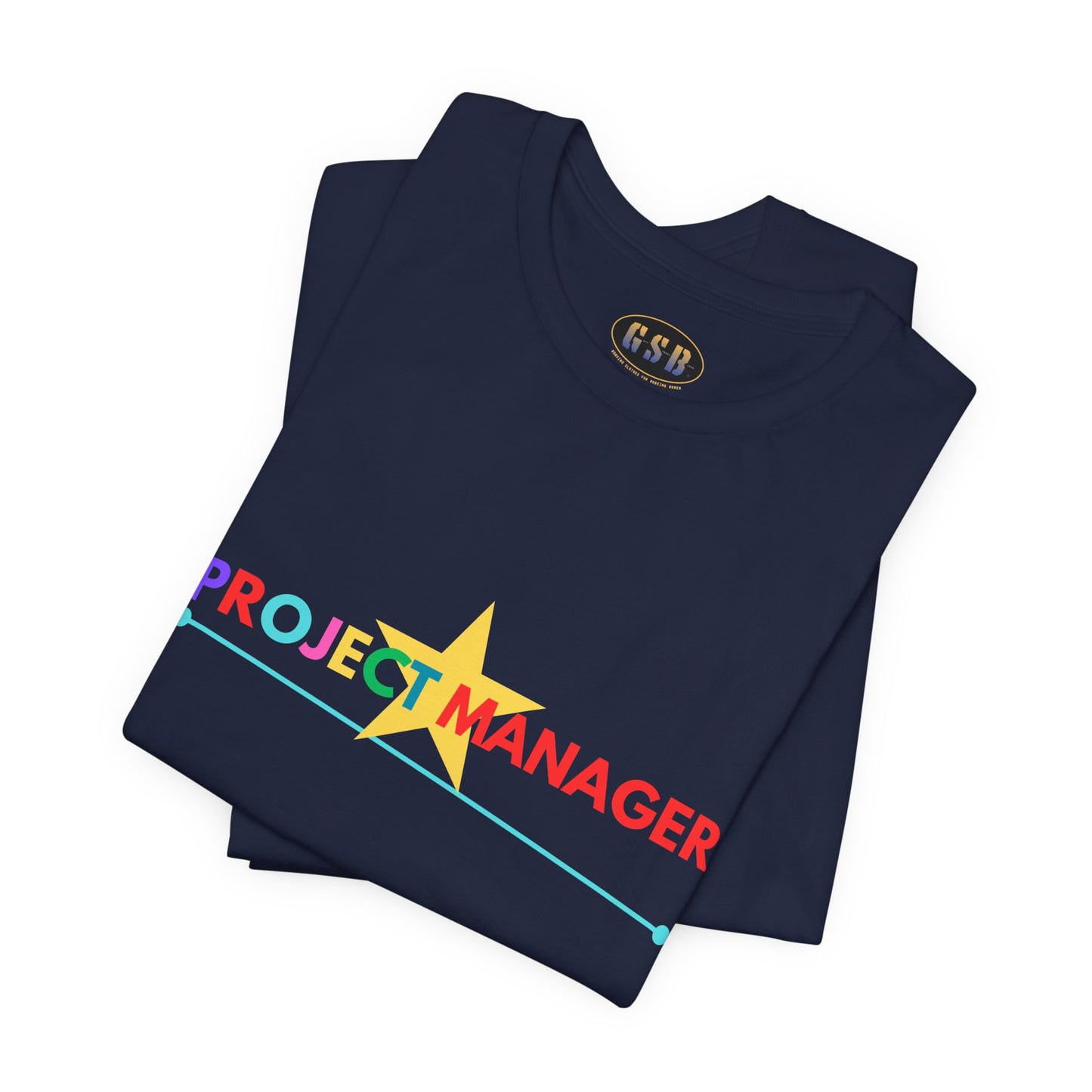 Project Manager Colorful Star T-shirt