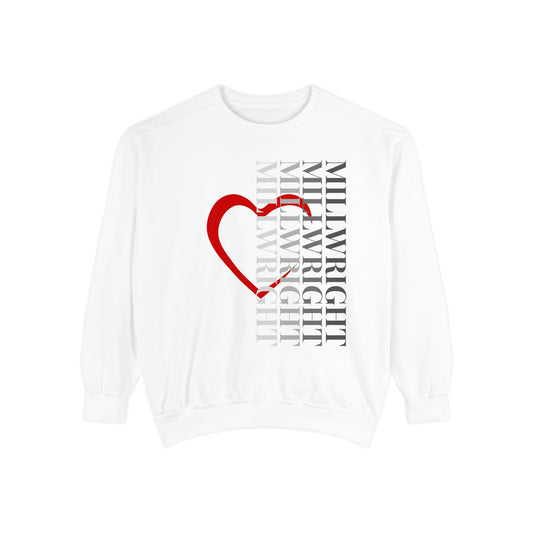 Vertical Millwrights Heart Sweatshirt