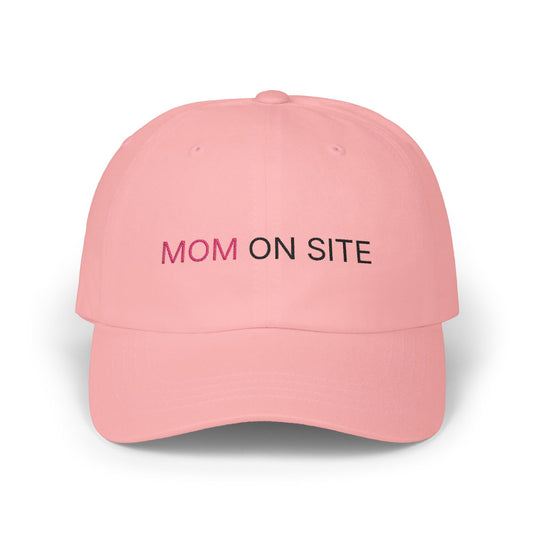 Mom On Site Dad Cap — Embroidered