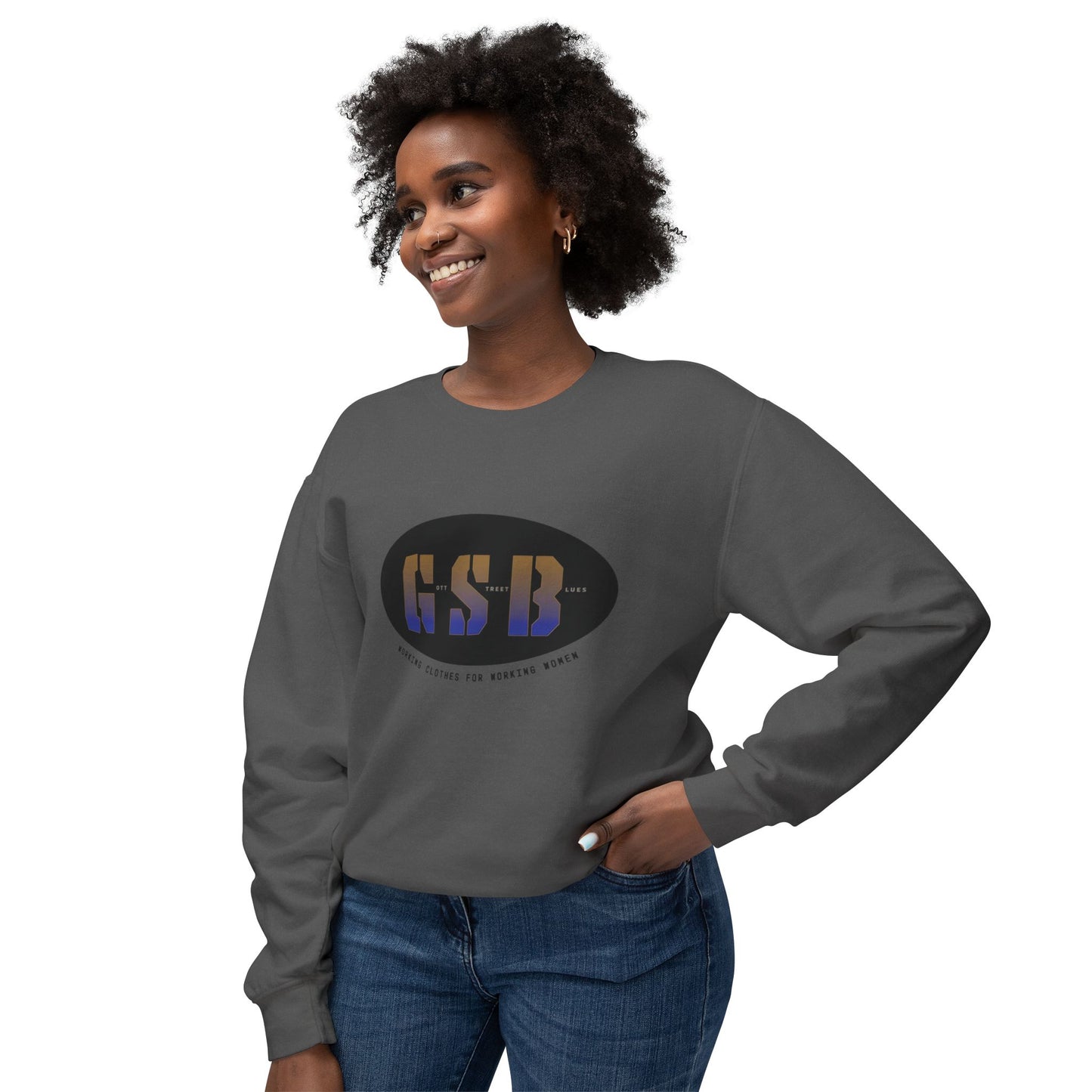 Logo Unisex Lightweight Crewneck Sweatshirt