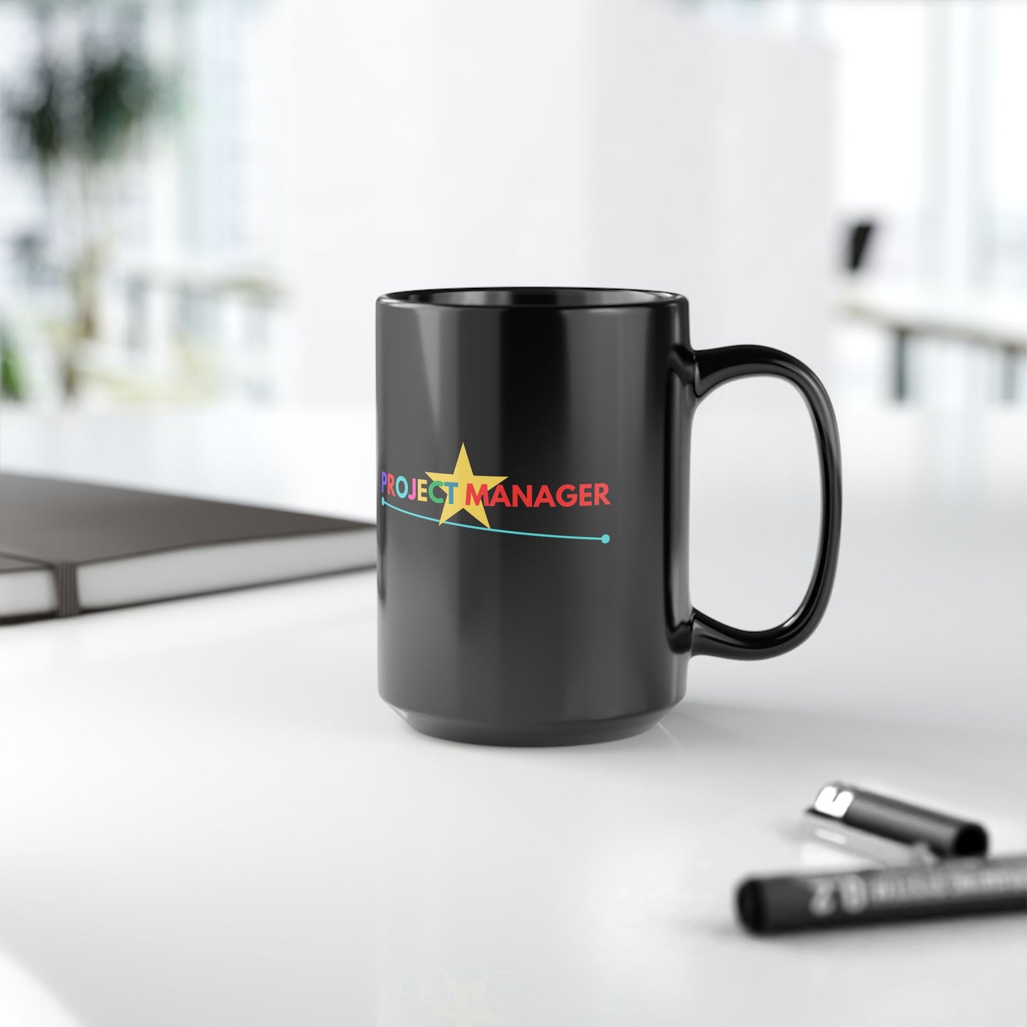 Project Manager Colorful Star Mug