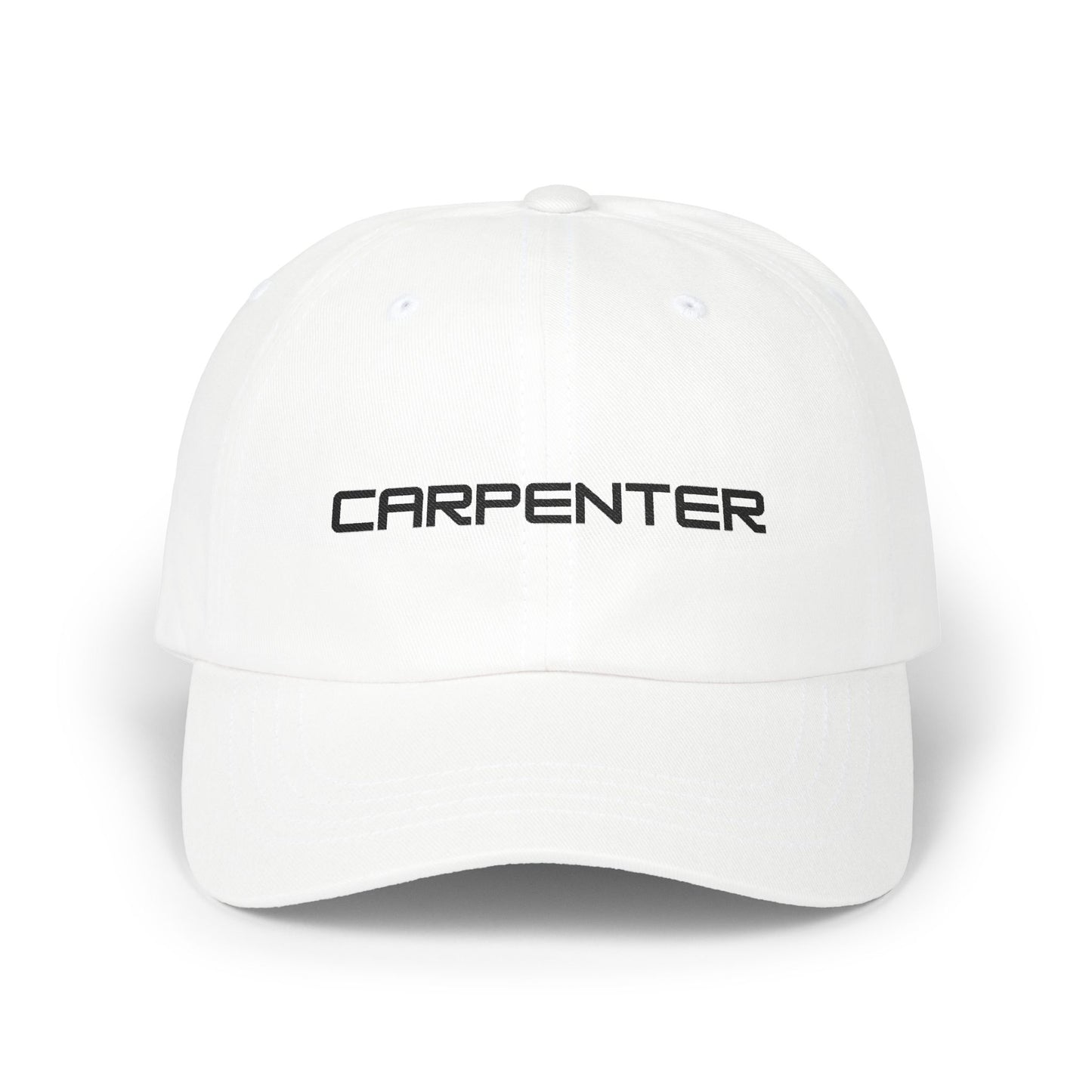 Carpenter Dad Cap - Embroidered Black Lettering