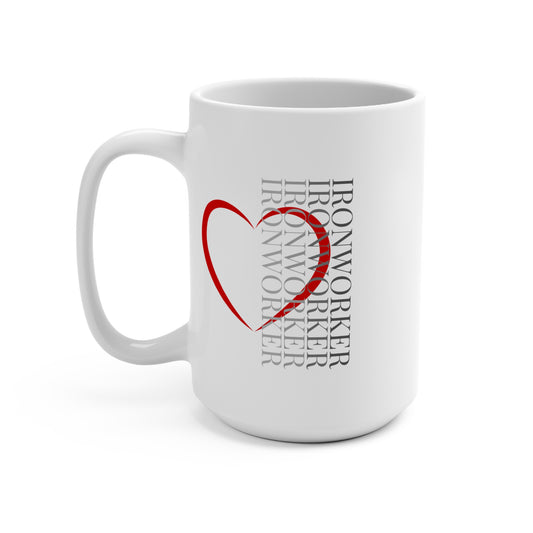 Ironworker Heart Mug