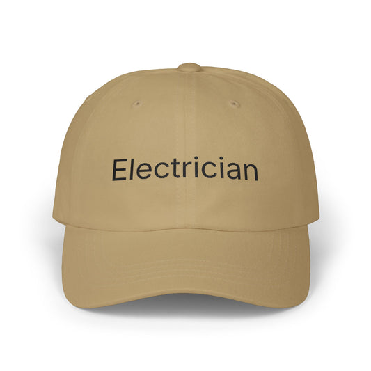 Electrician Embroidered Dad Cap