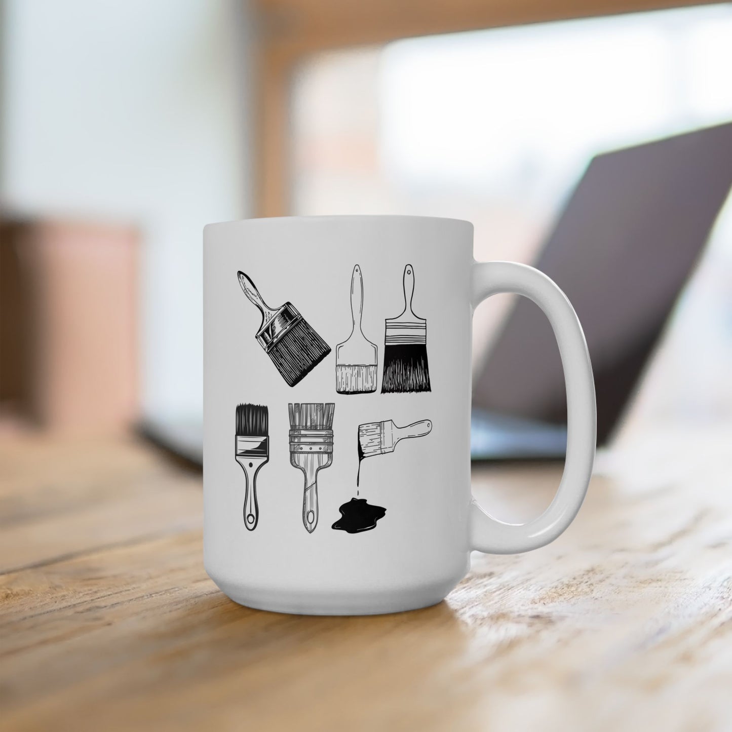 Paint Brush Mug 150z