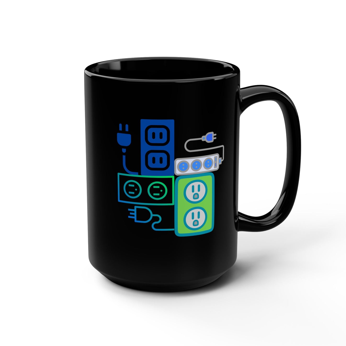 Electrical Plugs Mug 15oz