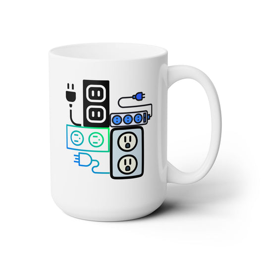 Electrical Plugs Mug 15oz