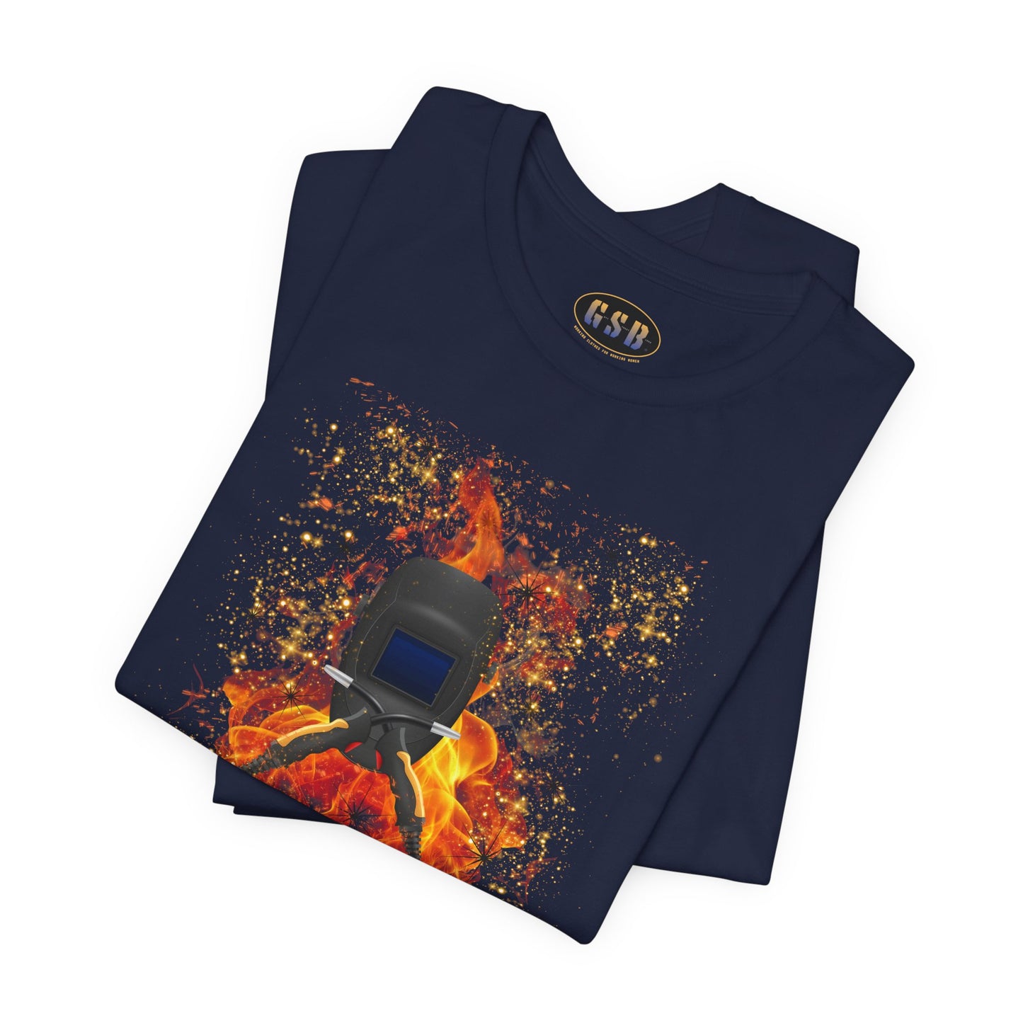 Welding Helmet Flames T‑Shirt