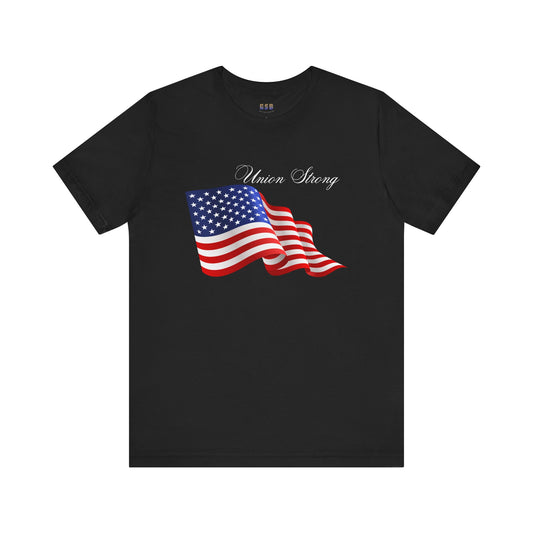 Union Strong/American Flag T-shirt