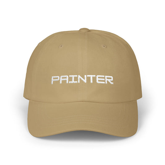 Painter Dad Cap - White Embroidered Lettering