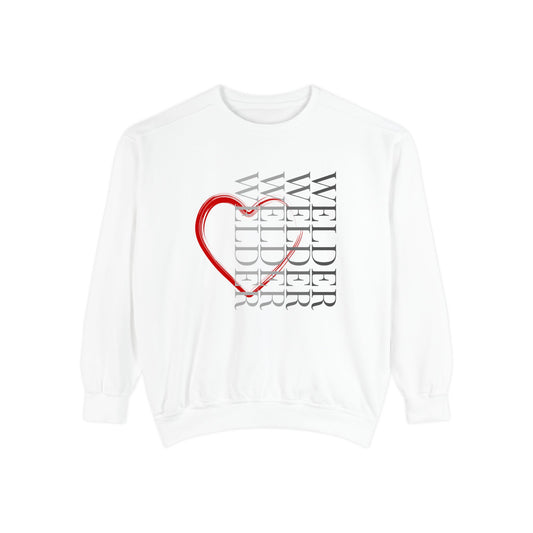 Vertical Welder Heart Sweatshirt