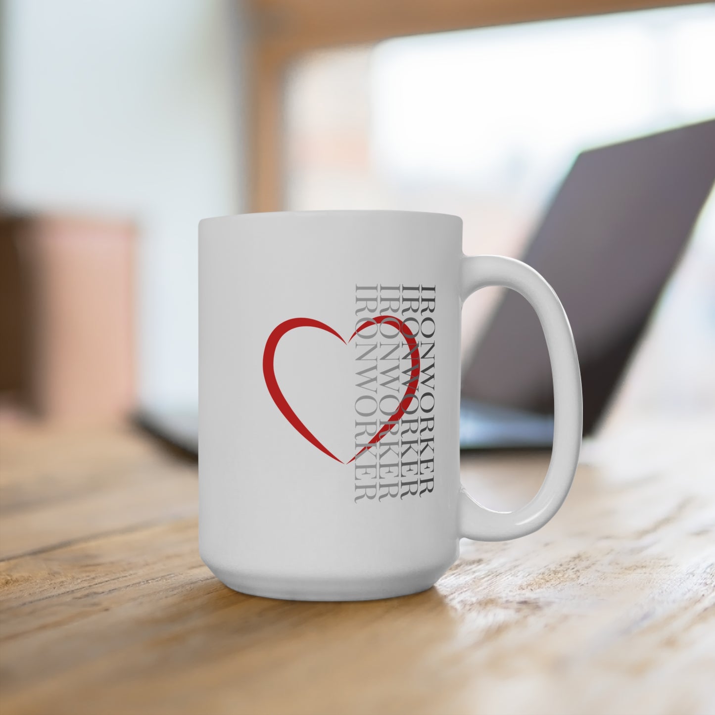 Ironworker Heart Mug