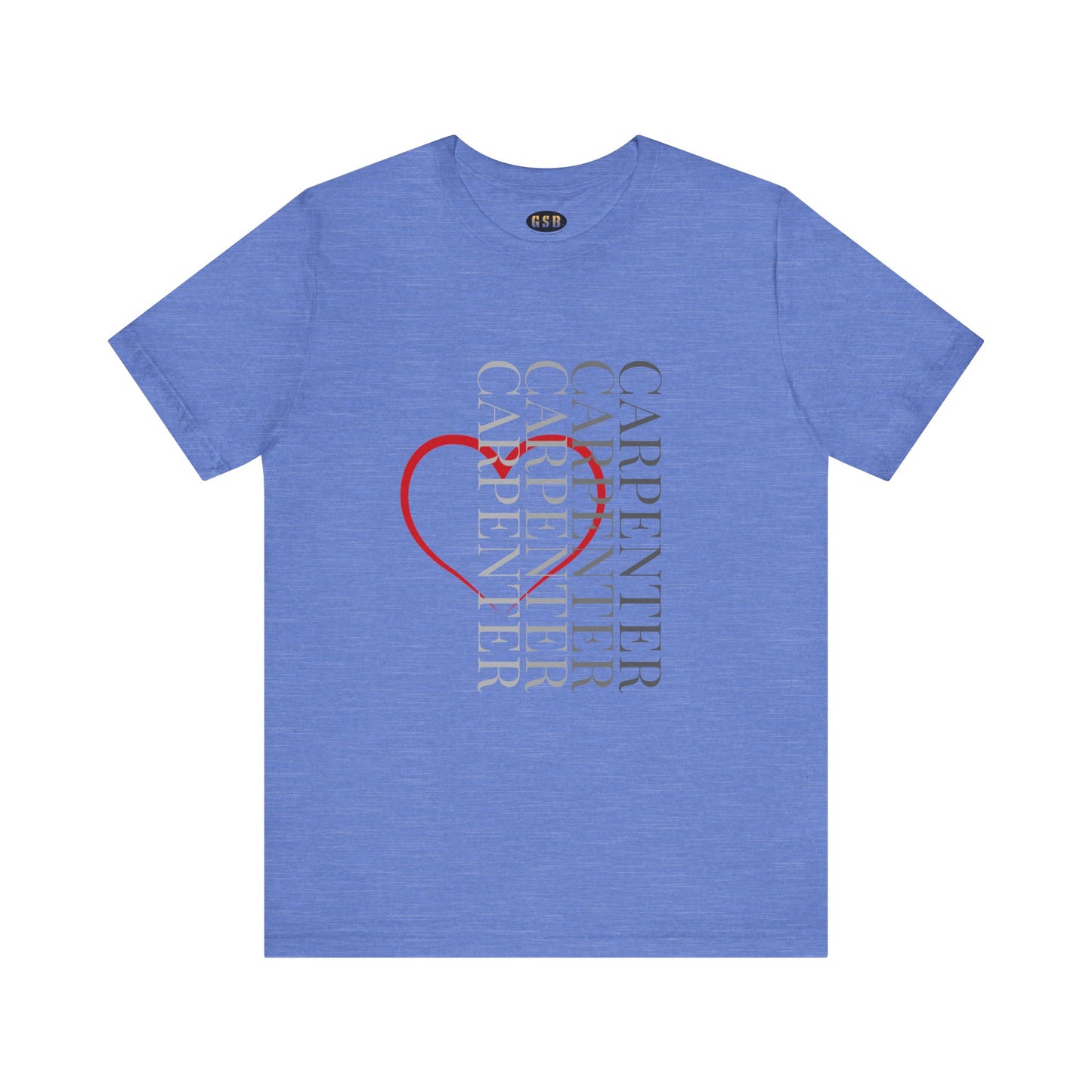 Vertical Carpenter Heart T-shirt