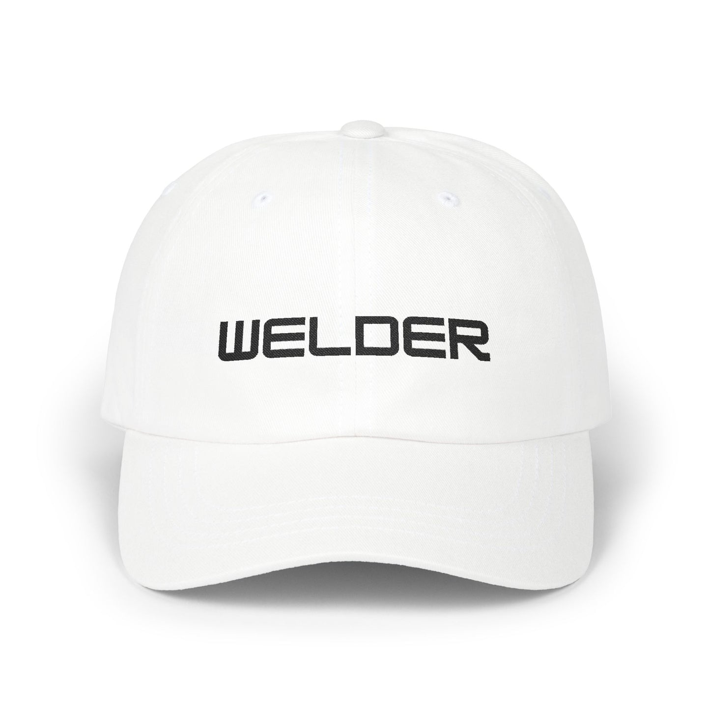 Welder Dad Cap - Black Embroidered Lettering
