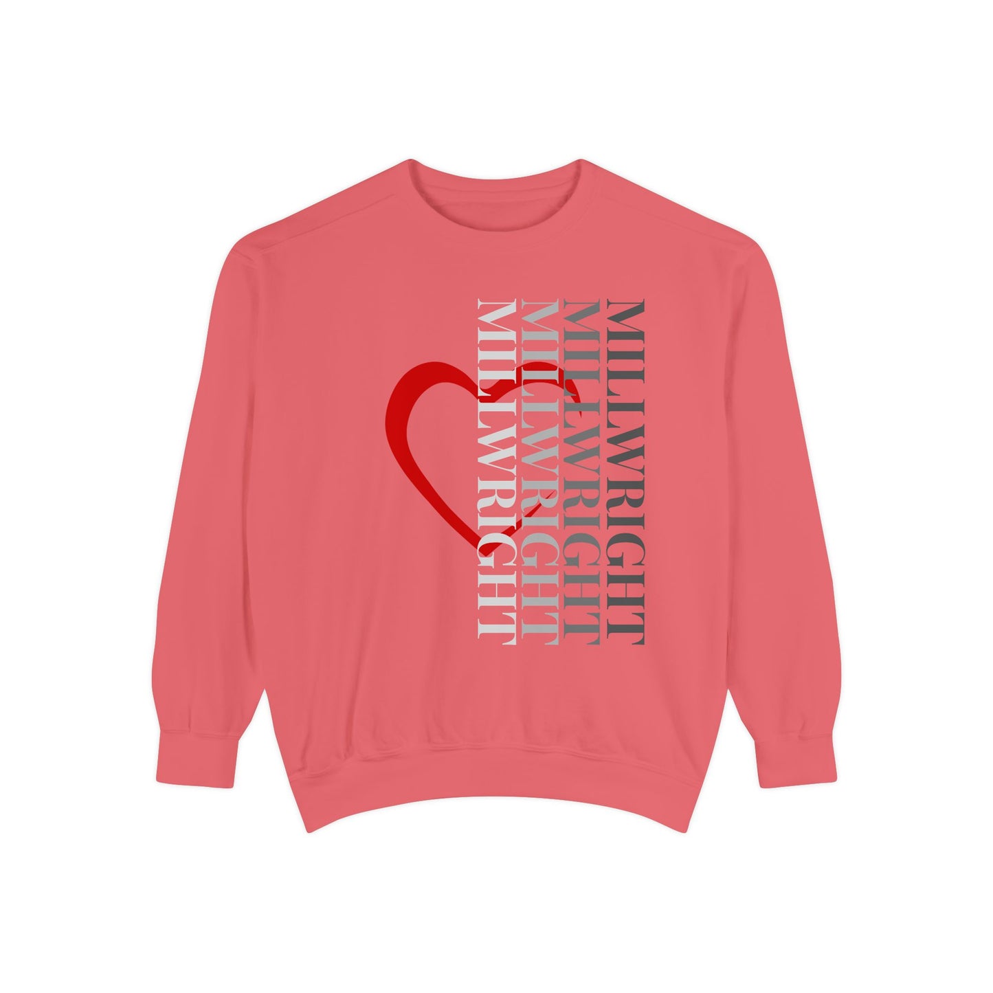 Vertical Millwrights Heart Sweatshirt