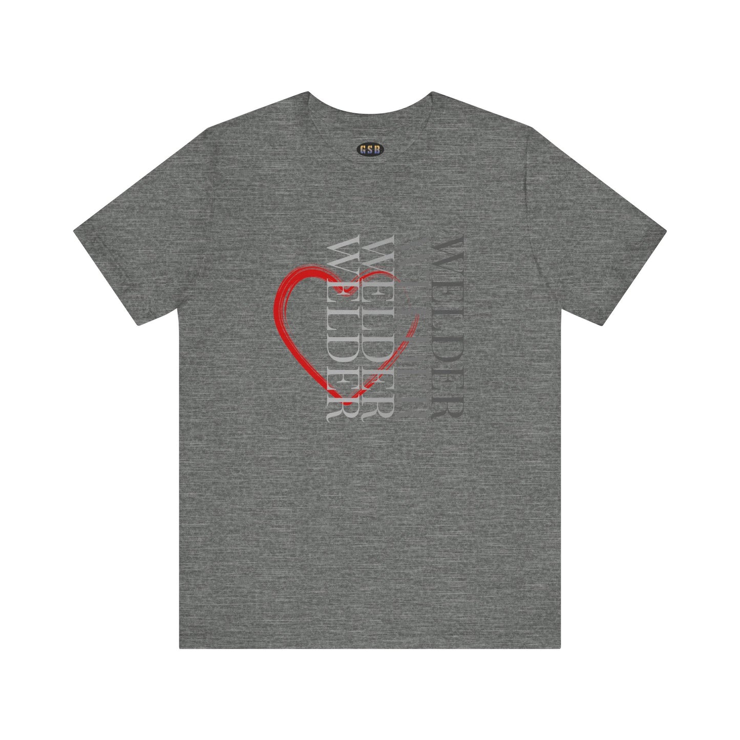 Vertical Welder Heart T-shirt