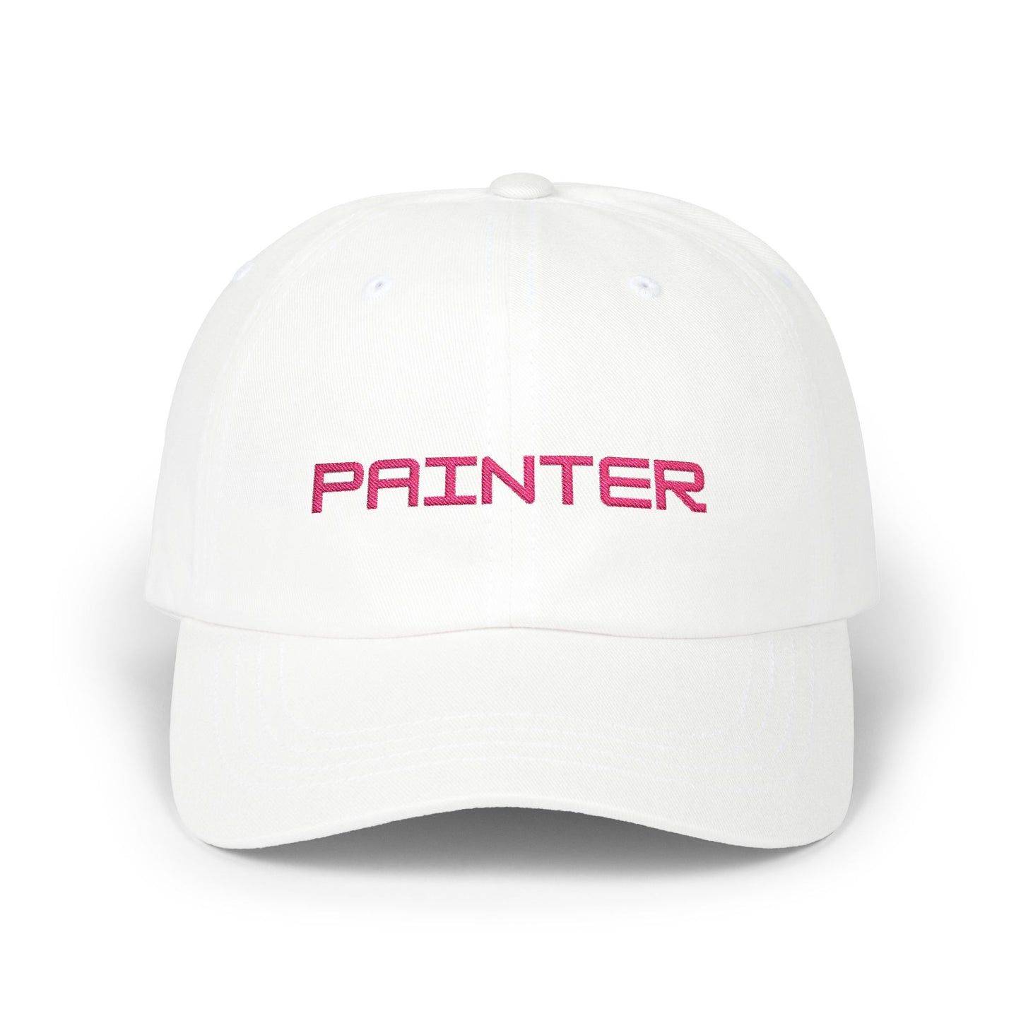 Painter Dad Cap Pink Embroidered Letters