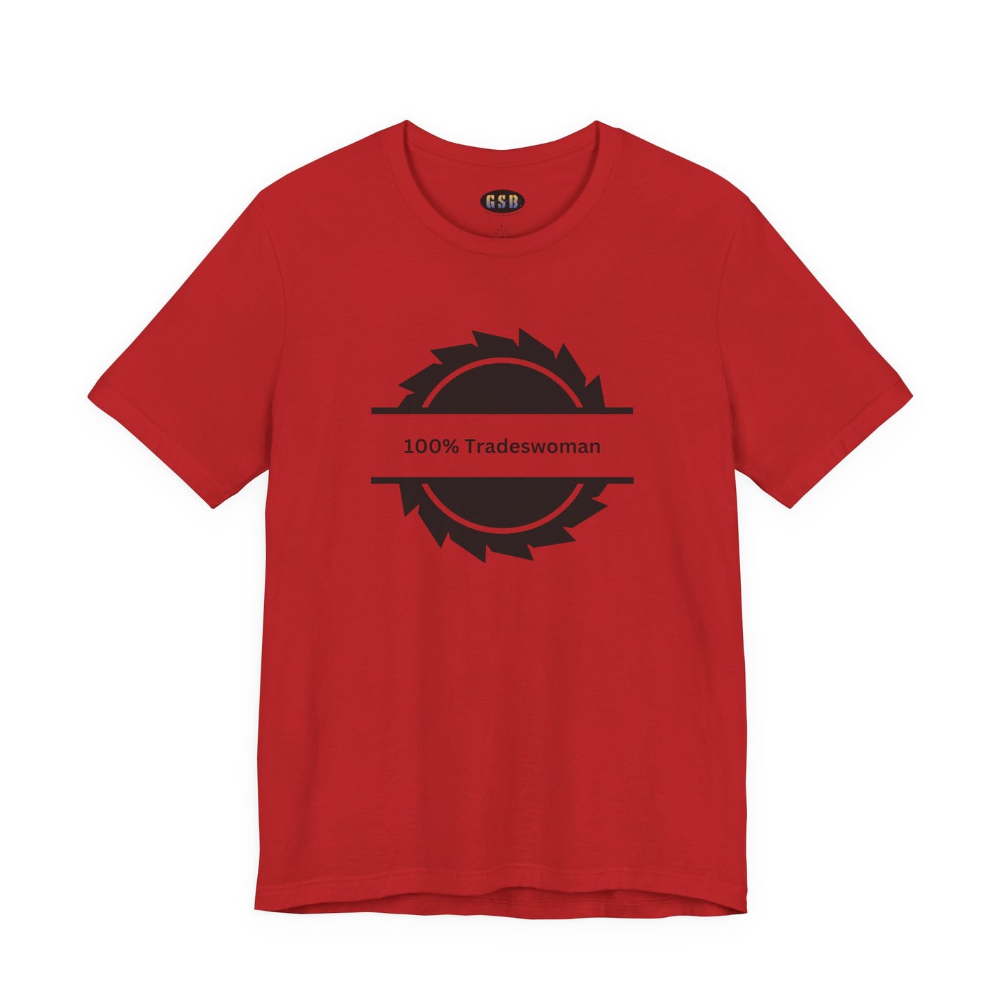 100% Tradeswoman Tee — Women's Trades Tool Circle Shirt