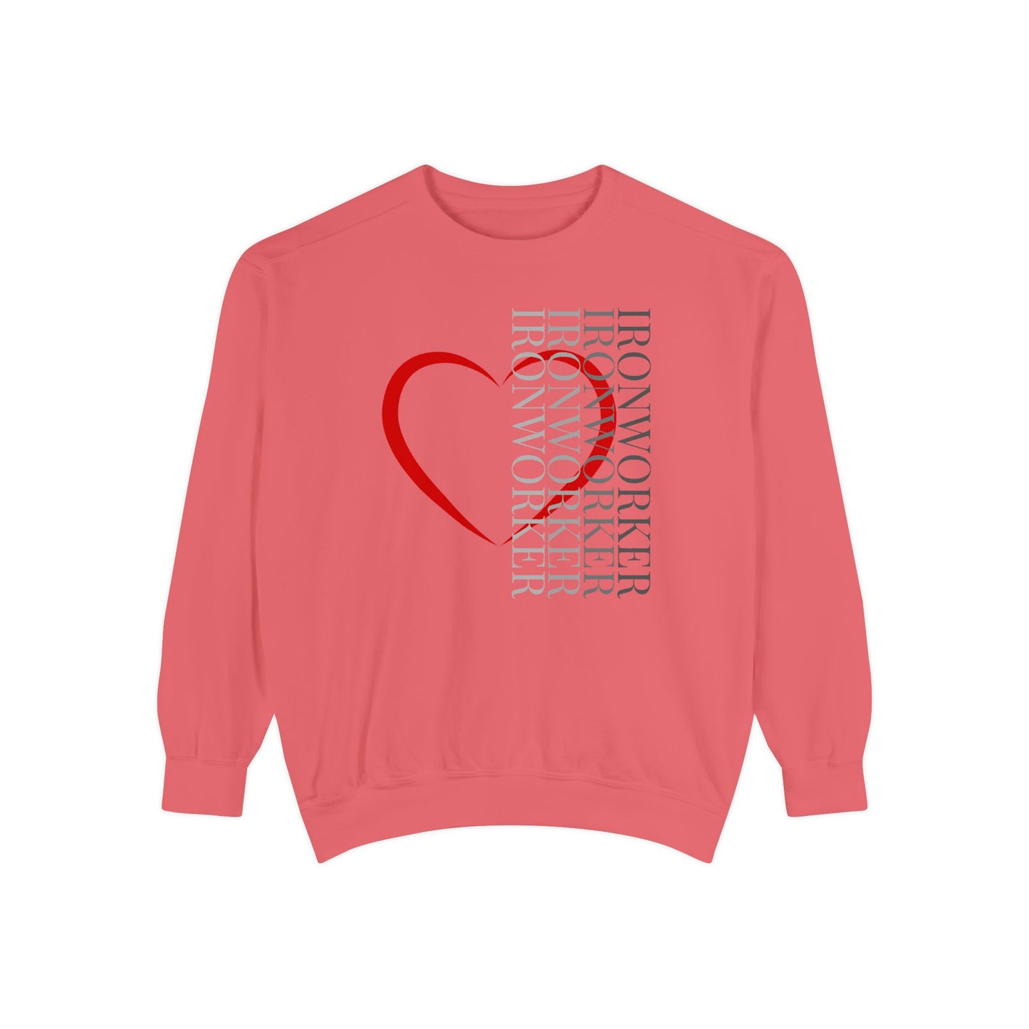 Veritical Ironworker Heart Sweatshirt