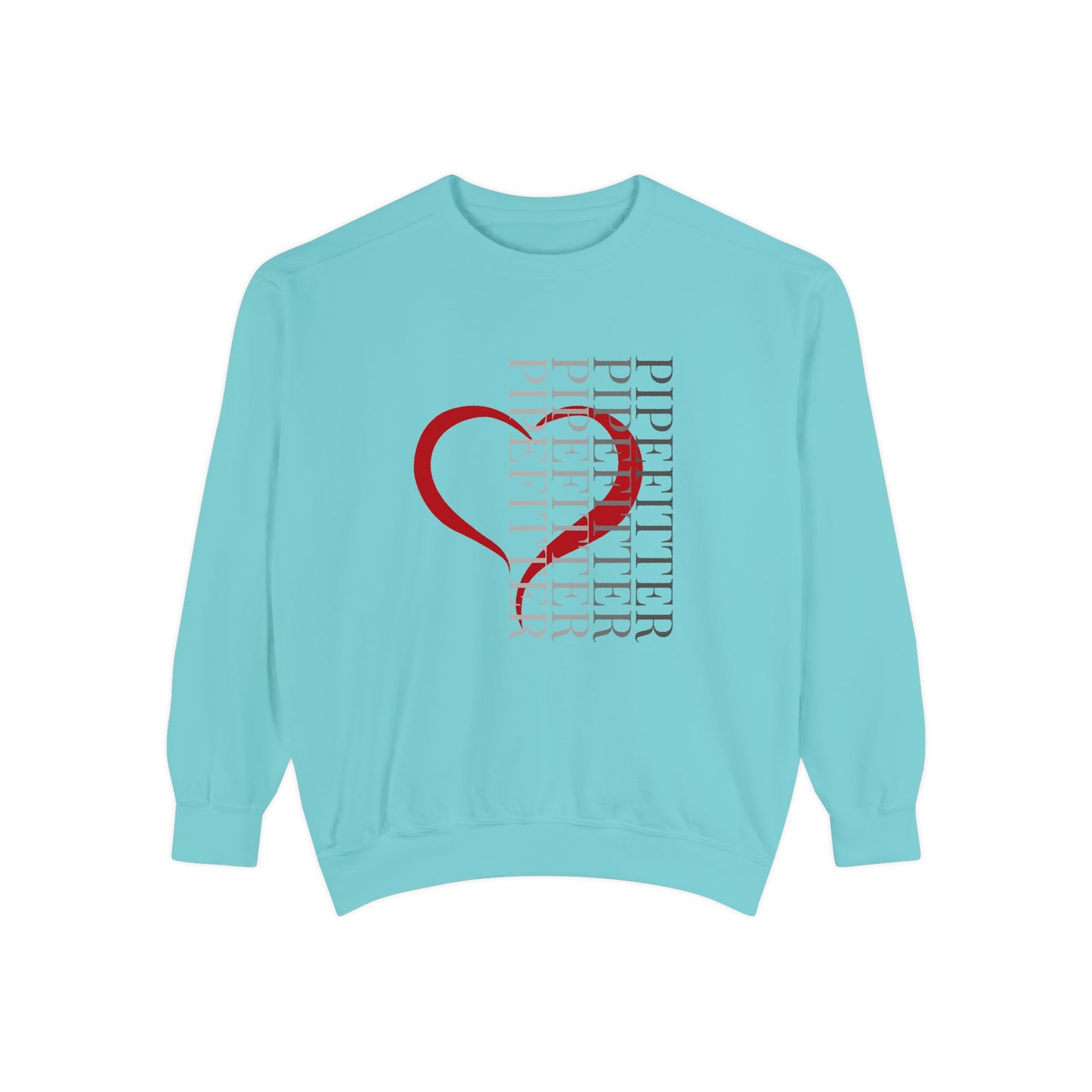 Vertical Pipefitters Heart Sweatshirt