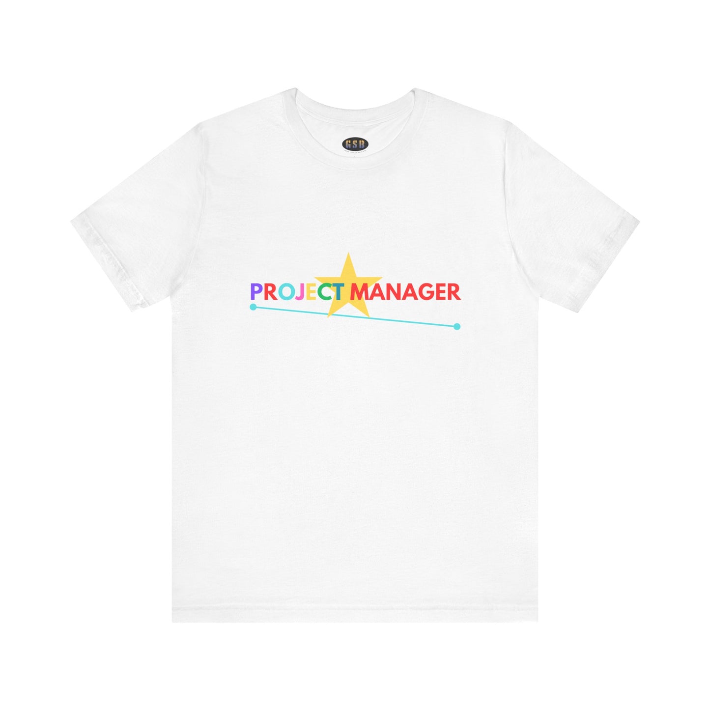 Project Manager Colorful Star T-shirt
