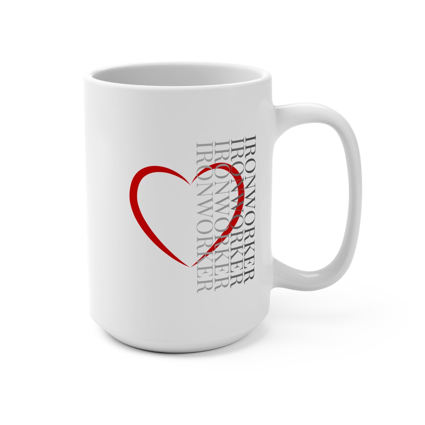 Ironworker Heart Mug