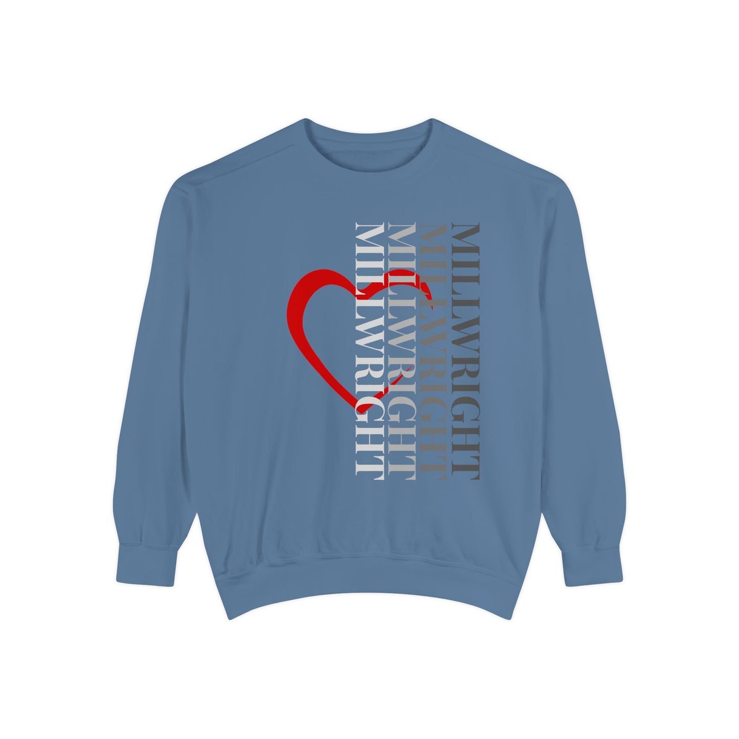 Vertical Millwrights Heart Sweatshirt