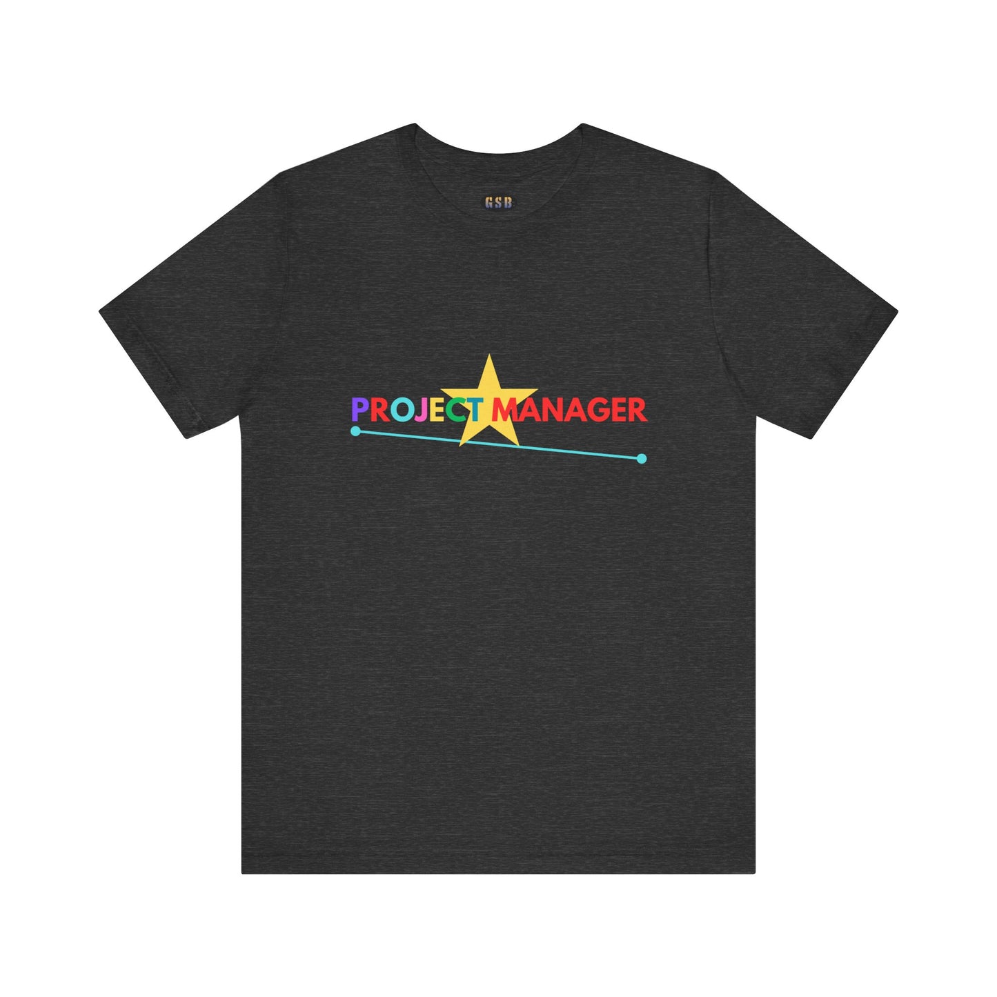 Project Manager Colorful Star T-shirt