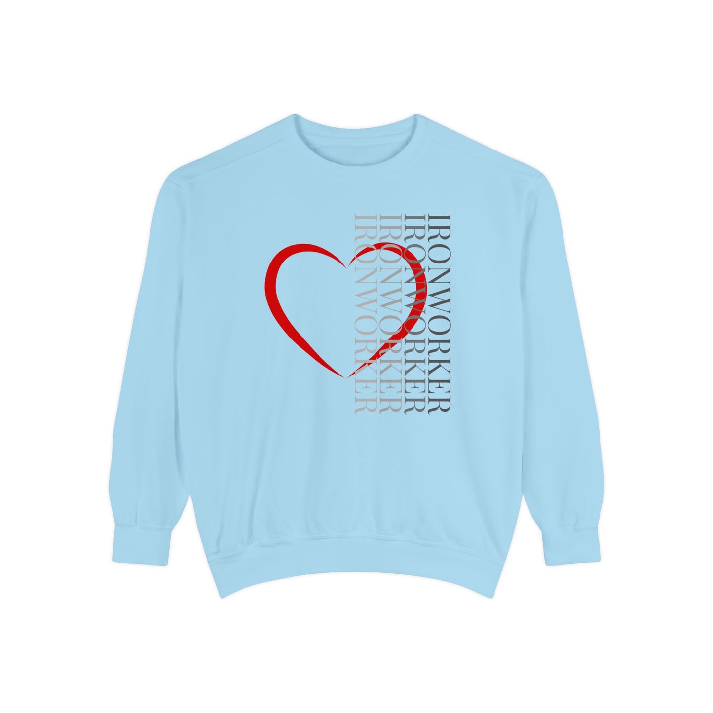 Veritical Ironworker Heart Sweatshirt