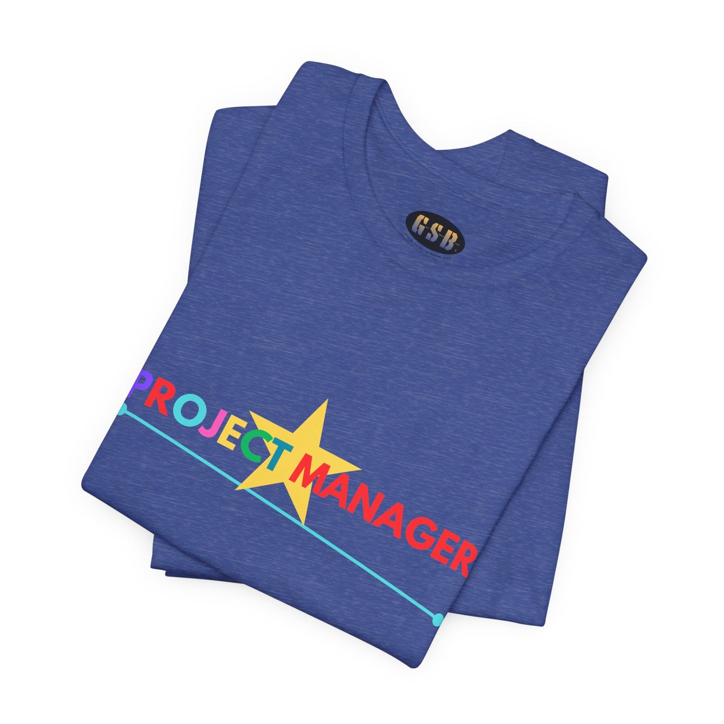 Project Manager Colorful Star T-shirt