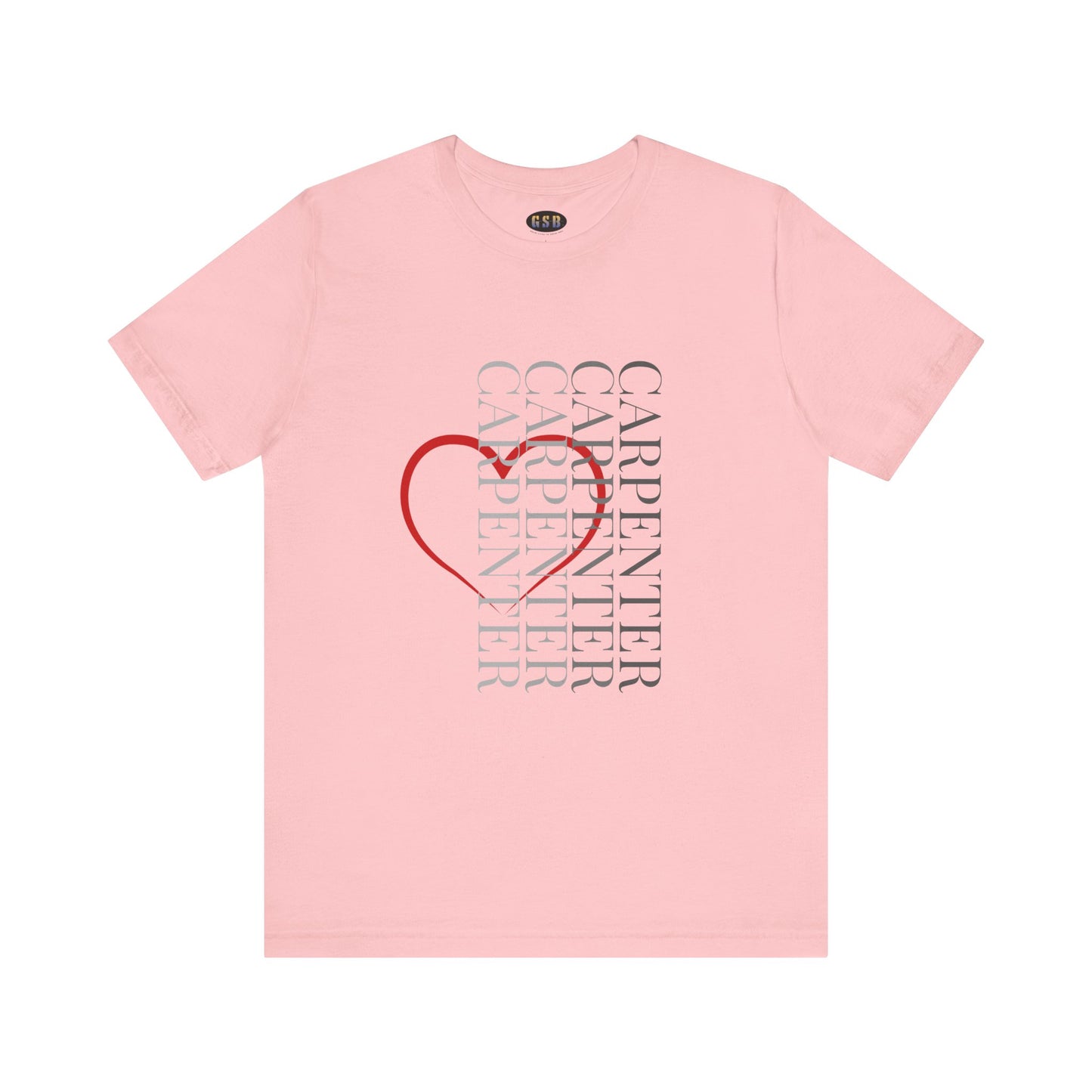 Vertical Carpenter Heart T-shirt
