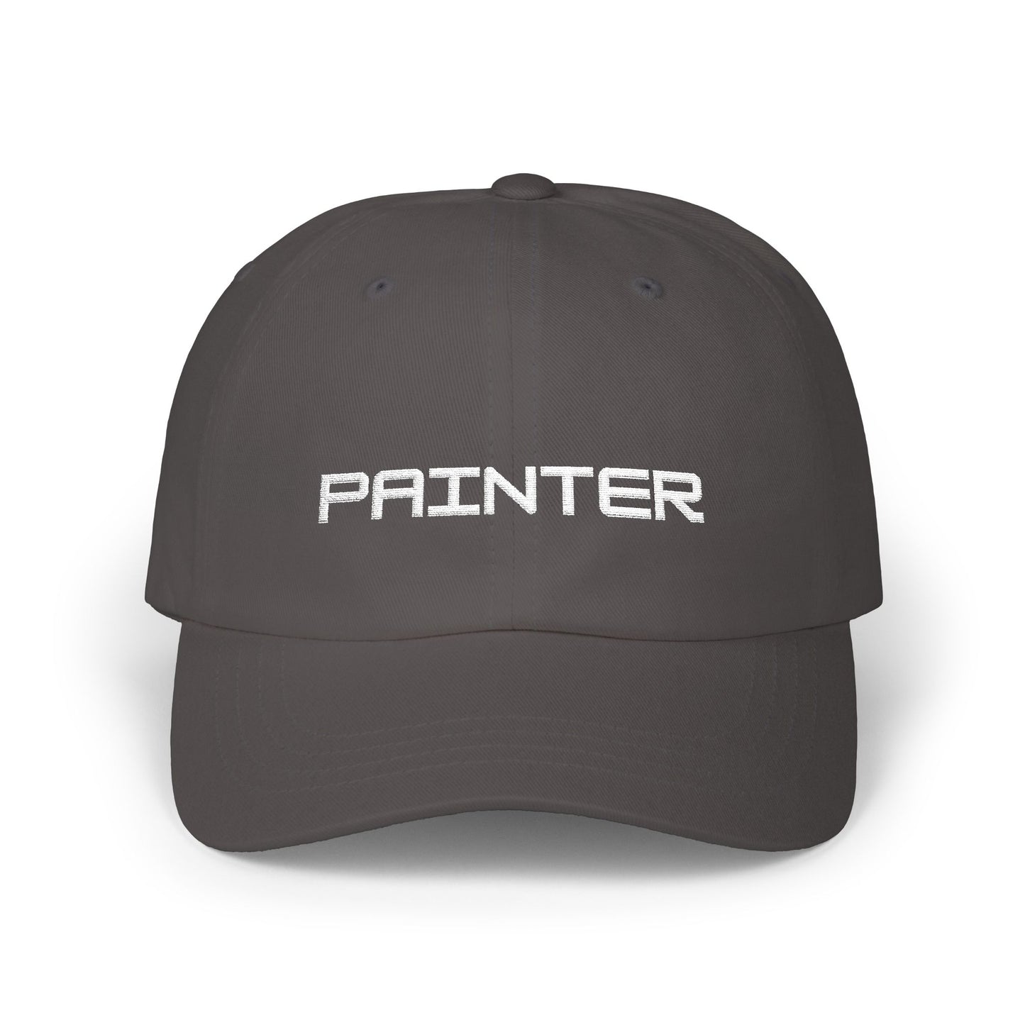 Painter Dad Cap - White Embroidered Lettering