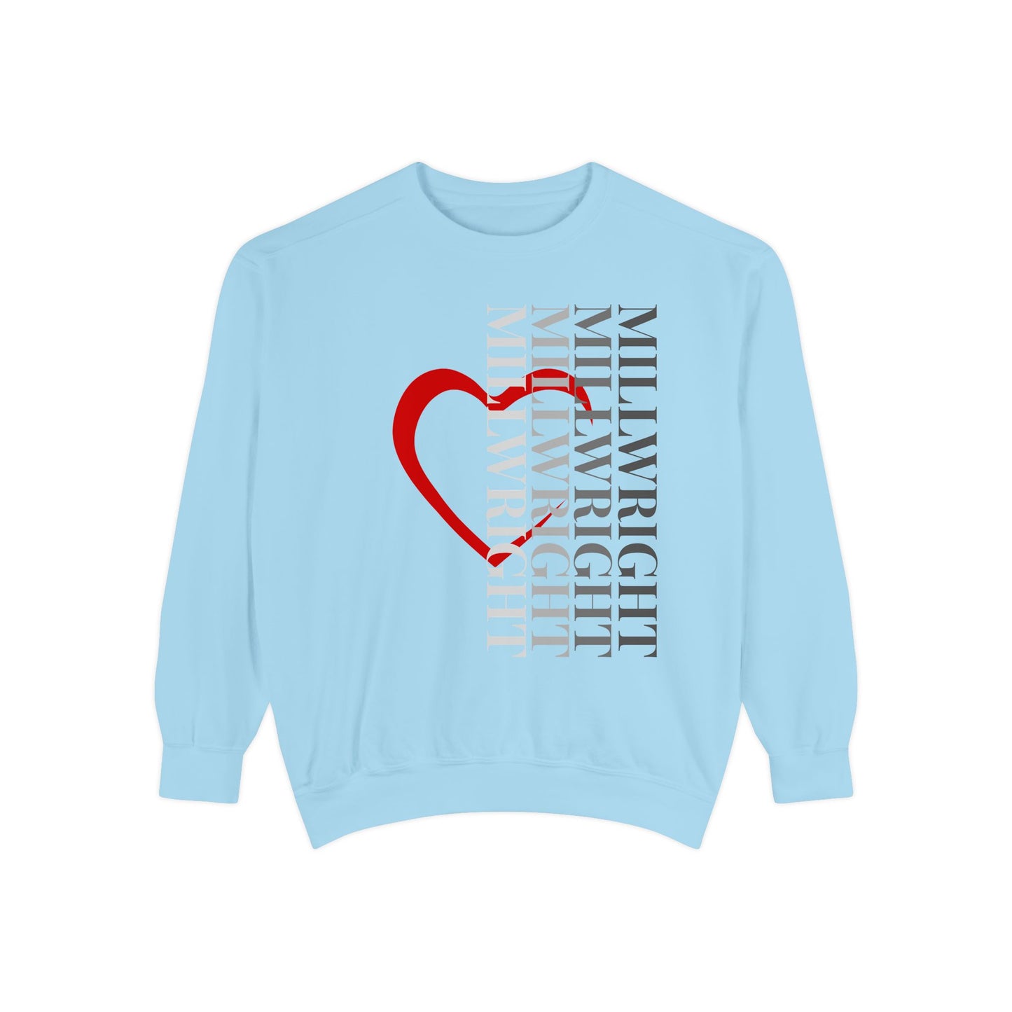 Vertical Millwrights Heart Sweatshirt
