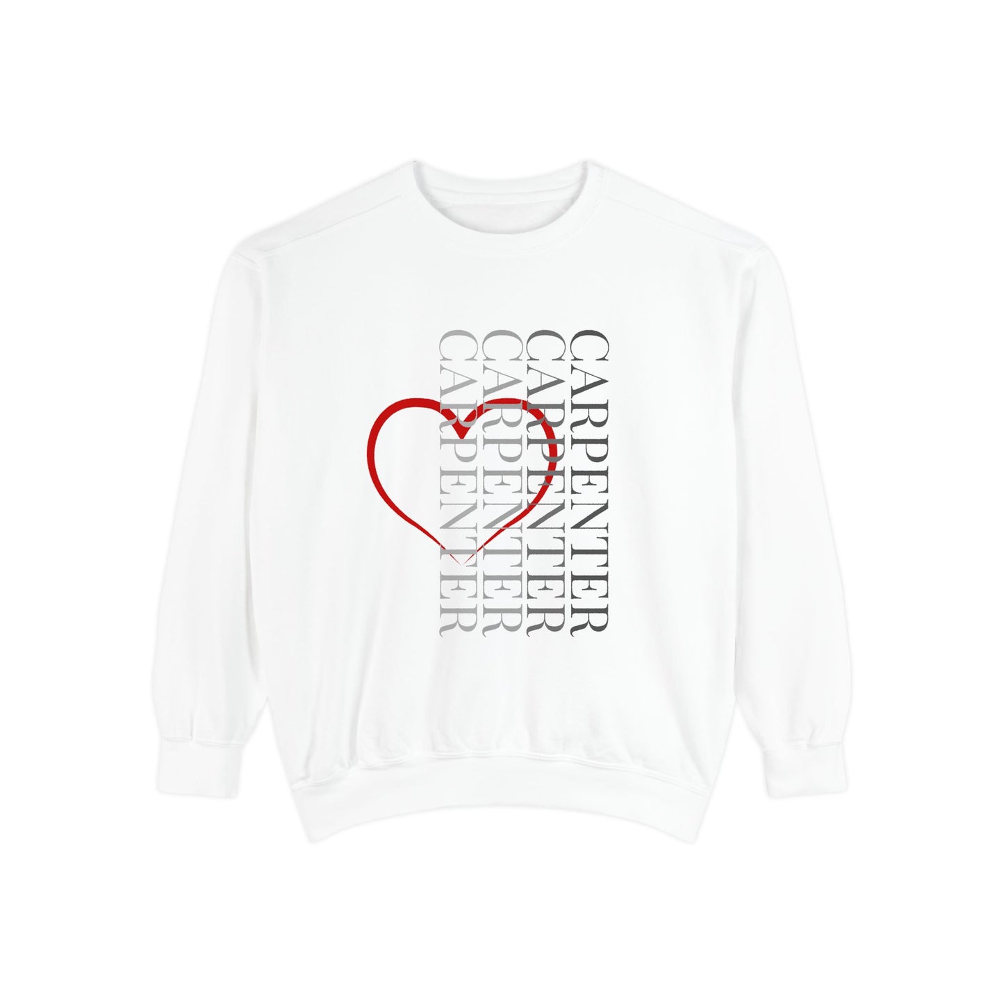 Vertical Carpenter Heart Sweatshirt