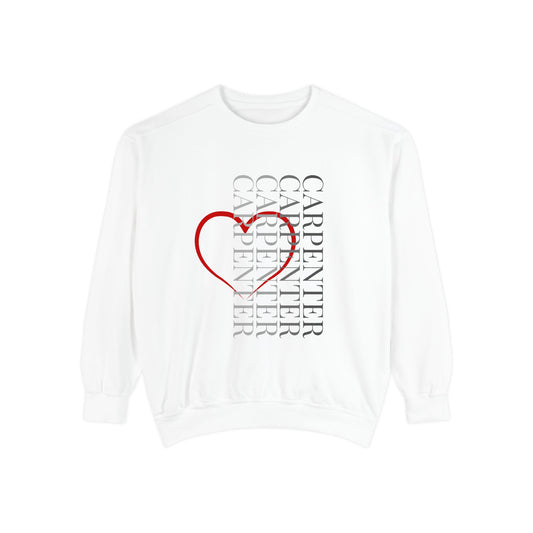 Vertical Carpenter Heart Sweatshirt
