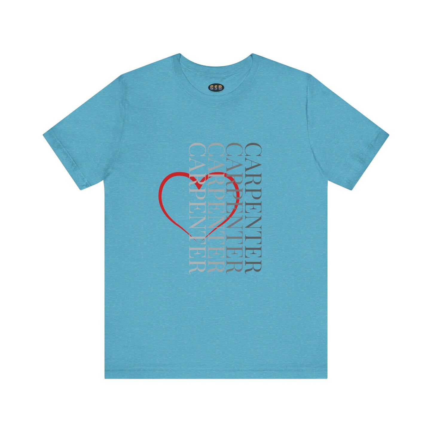 Vertical Carpenter Heart T-shirt