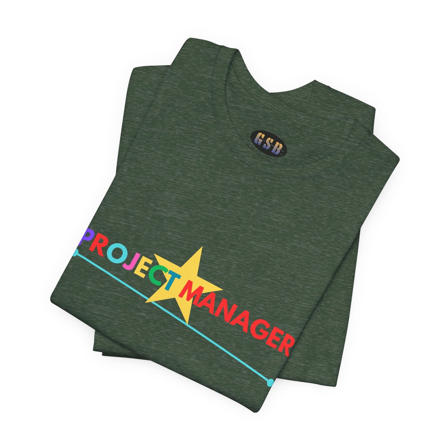 Project Manager Colorful Star T-shirt