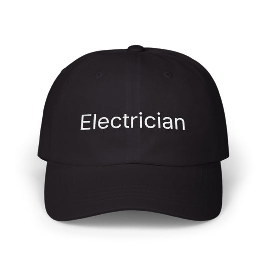 Electrician Embroidered Dad Cap