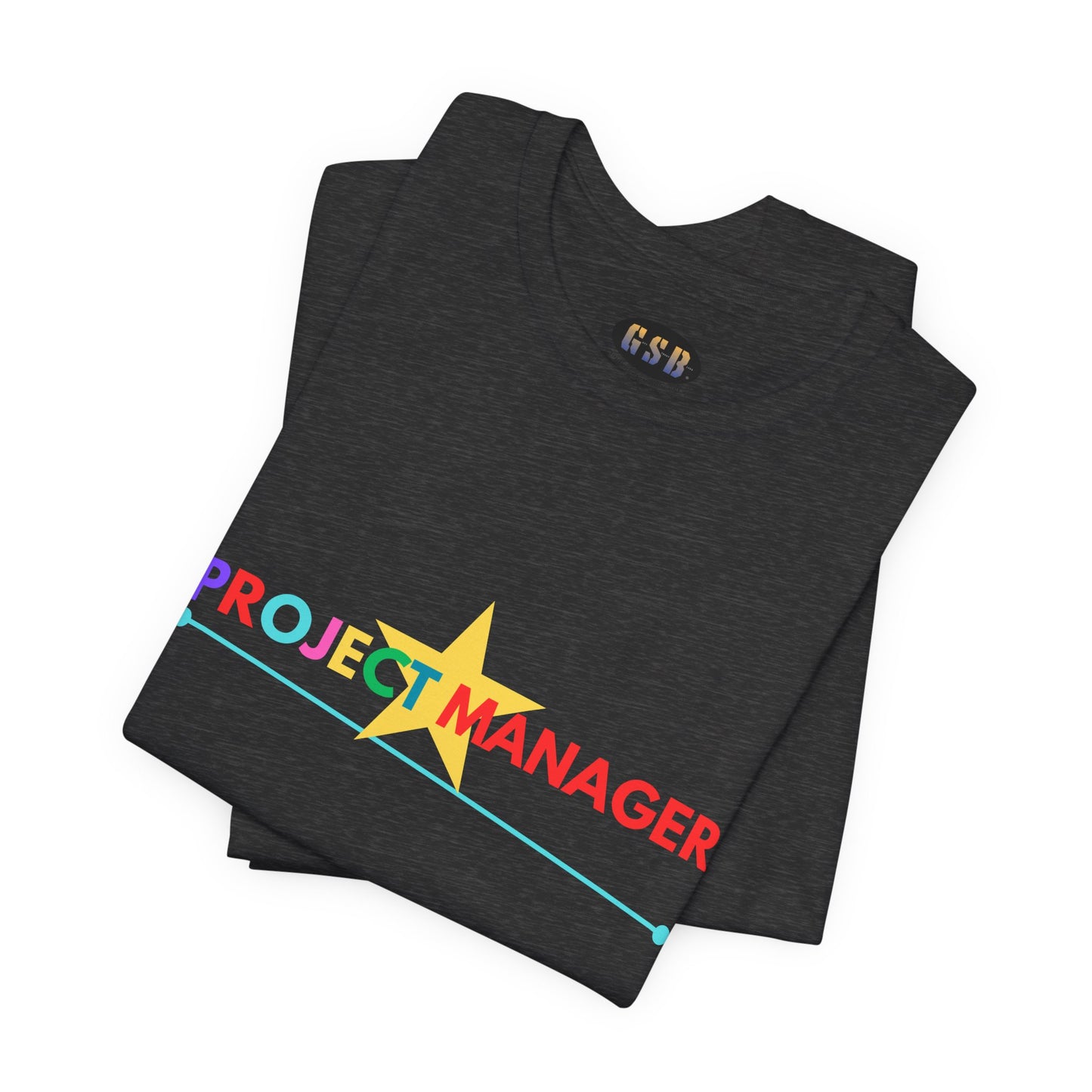 Project Manager Colorful Star T-shirt