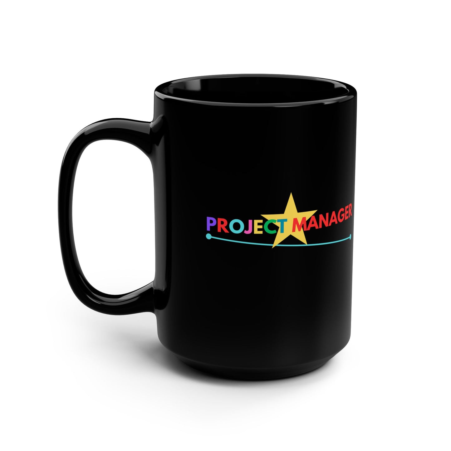 Project Manager Colorful Star Mug