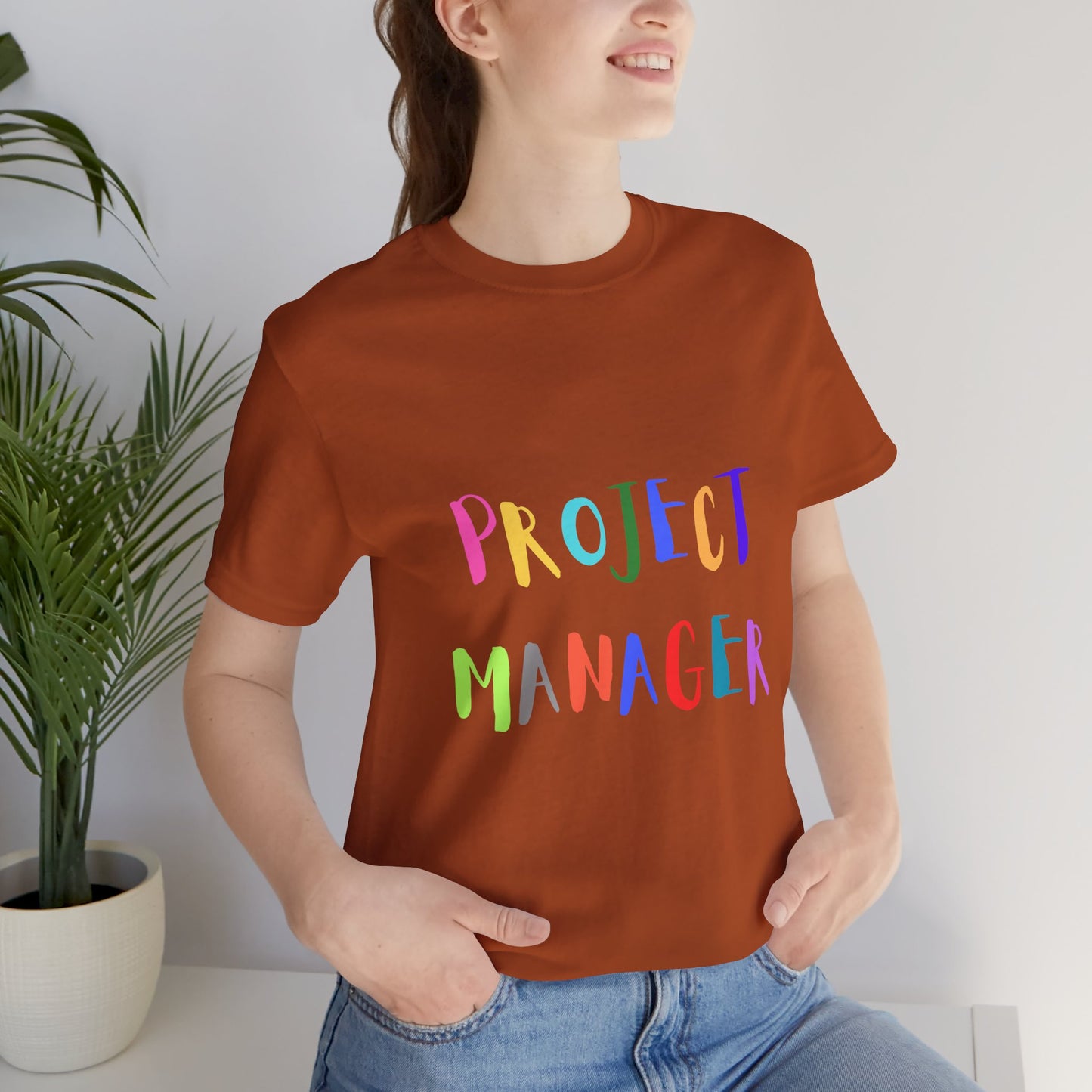 Project Manager Colorful T-shirt
