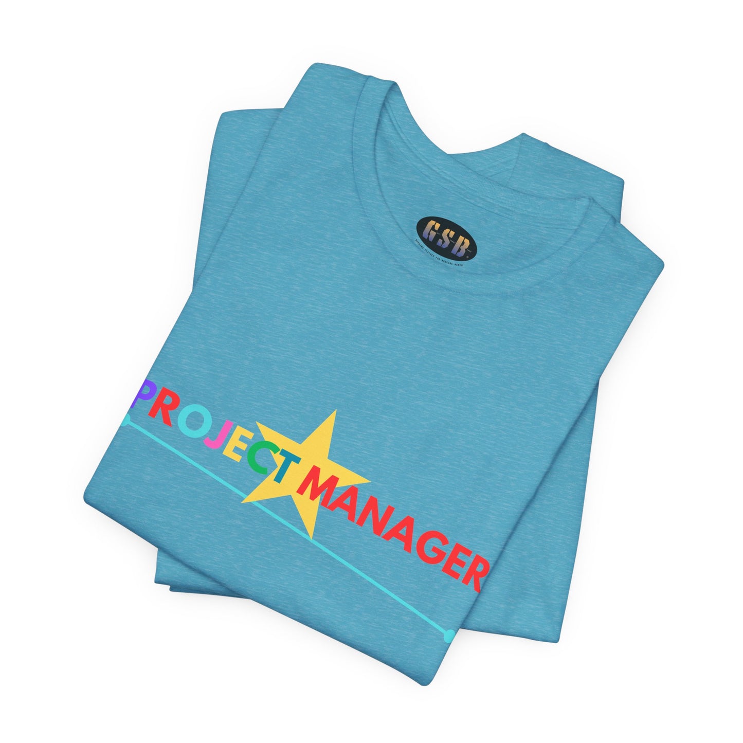 Project Manager Colorful Star T-shirt