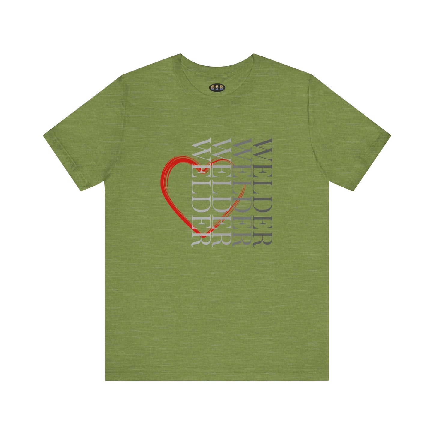 Vertical Welder Heart T-shirt