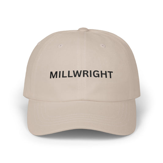Millwright Dad Cap – Embroidered Black Thread