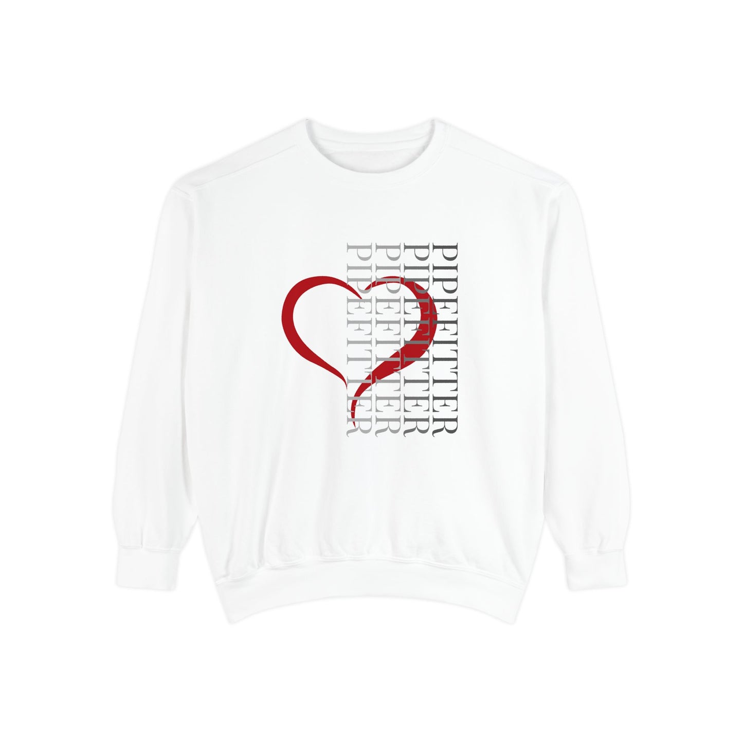Vertical Pipefitters Heart Sweatshirt