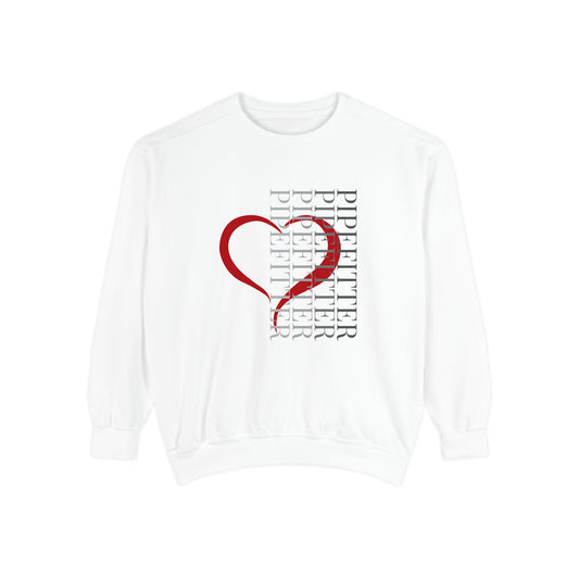 Vertical Pipefitters Heart Sweatshirt
