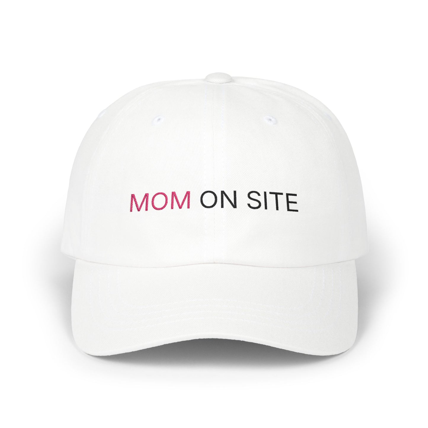 Mom On Site Dad Cap — Embroidered