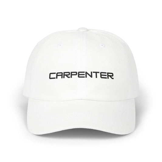 Carpenter Dad Cap - Embroidered Black Lettering