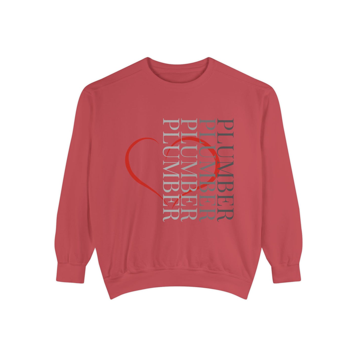 Vertical Plumber Heart Sweatshirt