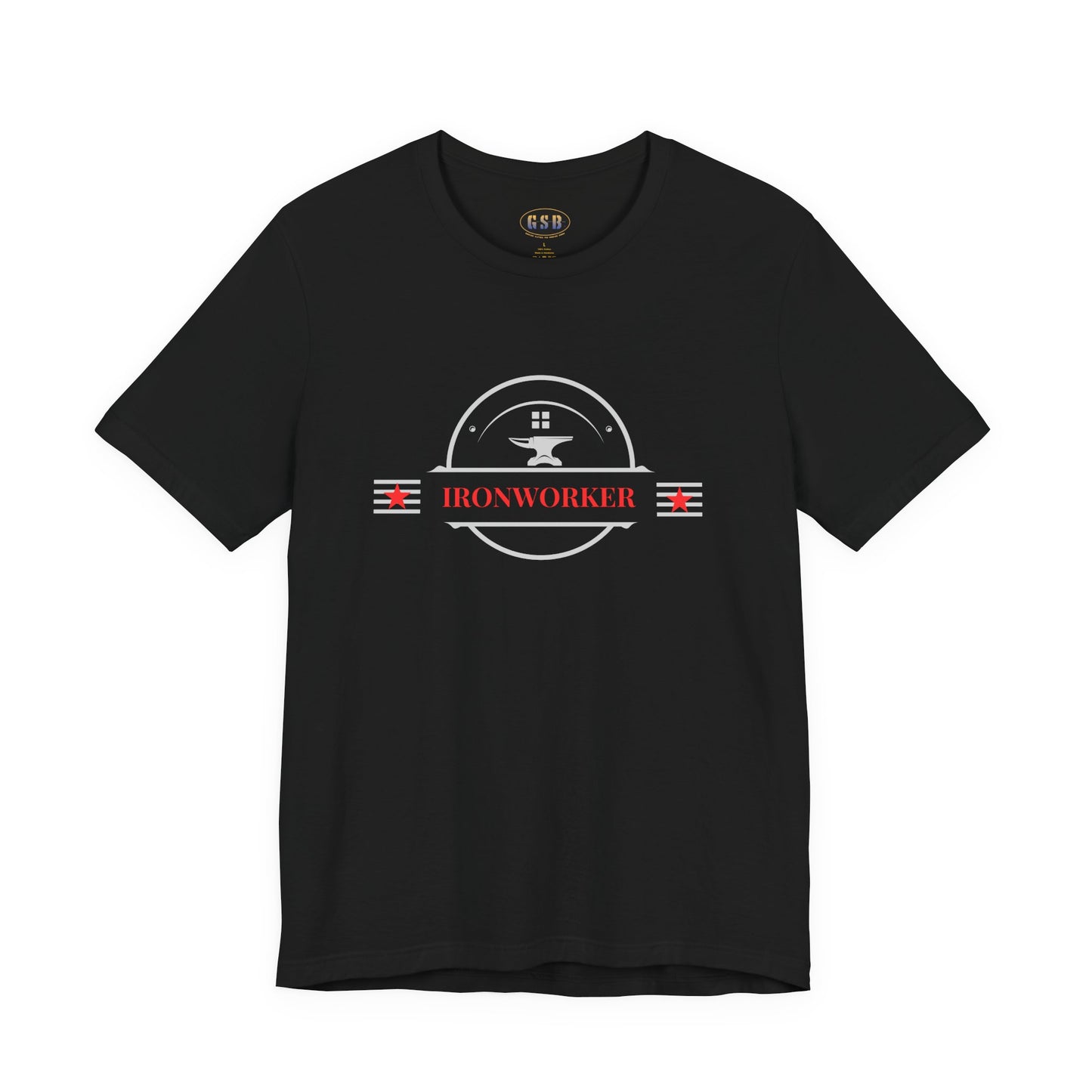 Red Ironworker with Stars